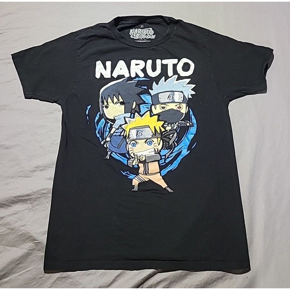 Vintage Naruto Shippuden Anime Graphic T-Shirt Size Small Ripple Junction